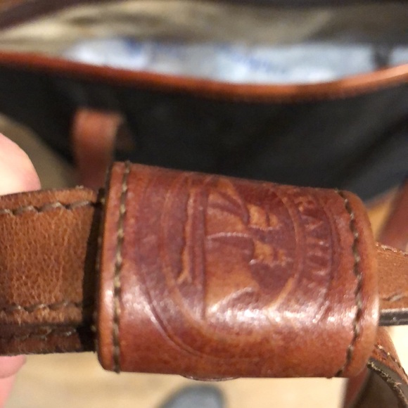 Brahmin Leather and Canvas Tote - Picture 3 of 12